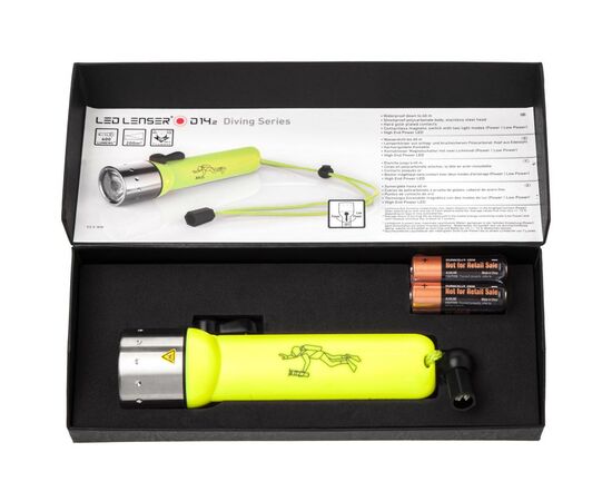 Ліхтар LedLenser D14, подводный, 400/60 (9114), зображення 5 Ліхтар LedLenser D14, подводный, 400/60 (9114), зображення 5