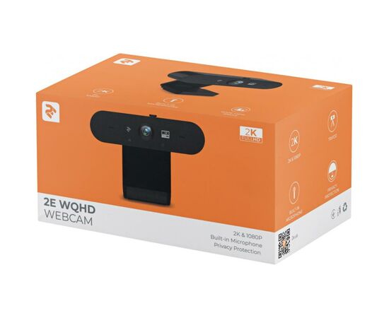 Веб-камера 2E WQHD 2К USB Black (2E-WC2K), изображение 9 Веб-камера 2E WQHD 2К USB Black (2E-WC2K), изображение 9