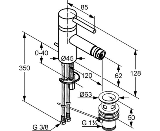Смеситель KLUDI BOZZ (385333976), изображение 2 Смеситель KLUDI BOZZ (385333976), изображение 2