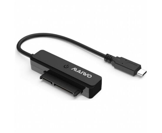 Адаптер Maiwo USB3.1 GEN2 Type-C to HDD 2,5" SATA II/III /SSD black (K105AG2 black), изображение 2 Адаптер Maiwo USB3.1 GEN2 Type-C to HDD 2,5" SATA II/III /SSD black (K105AG2 black), изображение 2