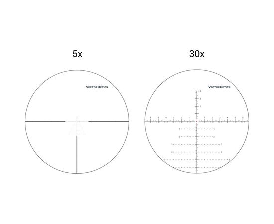 Прицел Vector Optics Continental 5-30x56 (34mm) FFP Tactical (SCFF-30), изображение 10 Прицел Vector Optics Continental 5-30x56 (34mm) FFP Tactical (SCFF-30), изображение 10