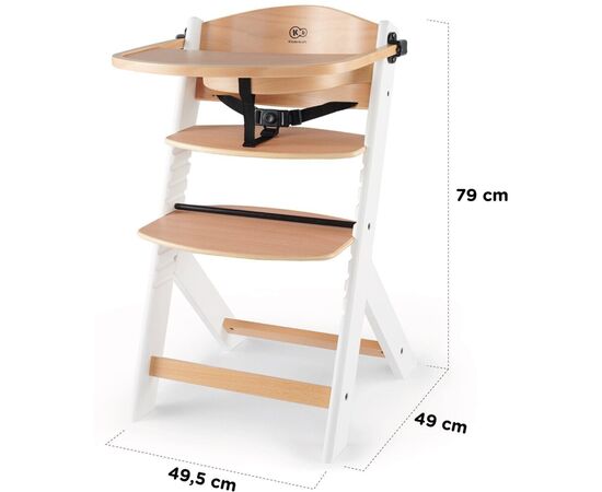 Стілець для годування Kinderkraft Enock White Wood (5902533915088), зображення 5