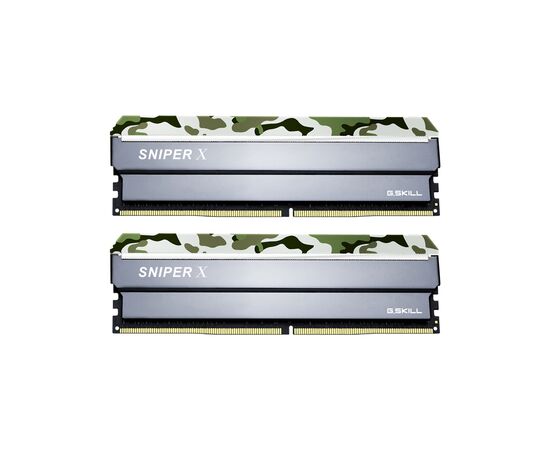 Модуль пам'яті для комп'ютера DDR4 16GB (2x8GB) 3200 MHz SniperX Classic Camo G.Skill (F4-3200C16D-16GSXFB)