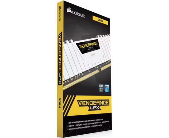 Модуль памяти для компьютера DDR4 16GB (2x8GB) 3200 MHz Vengeance LPX White Corsair (CMK16GX4M2E3200C16W), зображення 5 Модуль памяти для компьютера DDR4 16GB (2x8GB) 3200 MHz Vengeance LPX White Corsair (CMK16GX4M2E3200C16W), зображення 5