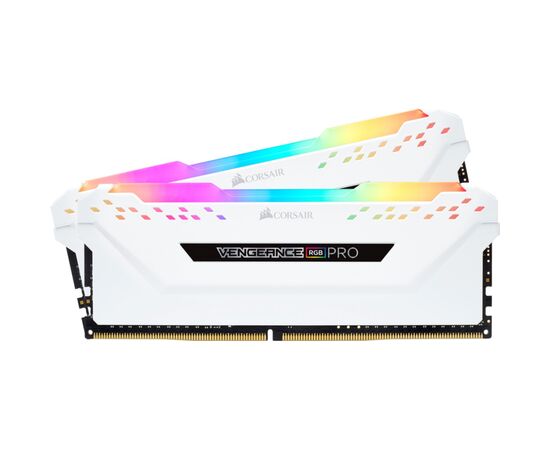 Модуль памяти для компьютера DDR4 32GB (2x16GB) 3200 MHz Vengeance RGB PRO SL Corsair (CMH32GX4M2E3200C16W)