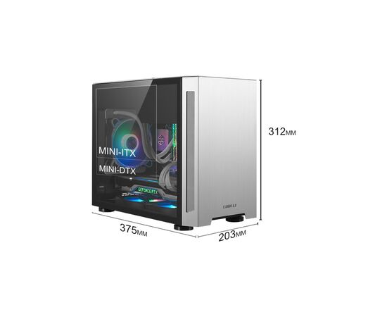 Корпус Lian Li TU 150 White (G99.TU150WA.00), изображение 2 Корпус Lian Li TU 150 White (G99.TU150WA.00), изображение 2
