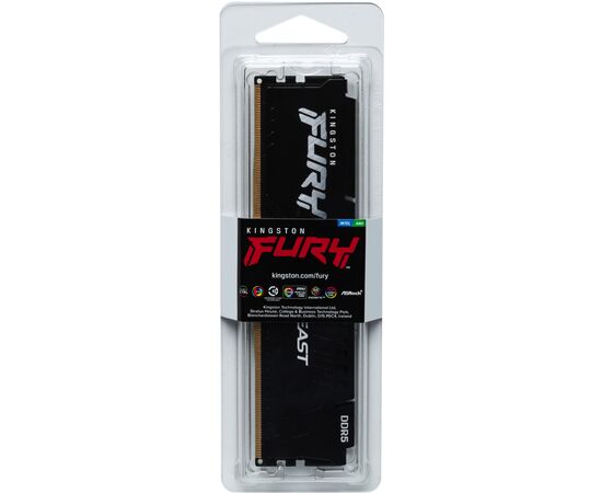 Модуль памяти для компьютера DDR5 32GB 6000 MHz Beast Black Kingston Fury (ex.HyperX) (KF560C40BB-32), изображение 5 Модуль памяти для компьютера DDR5 32GB 6000 MHz Beast Black Kingston Fury (ex.HyperX) (KF560C40BB-32), изображение 5