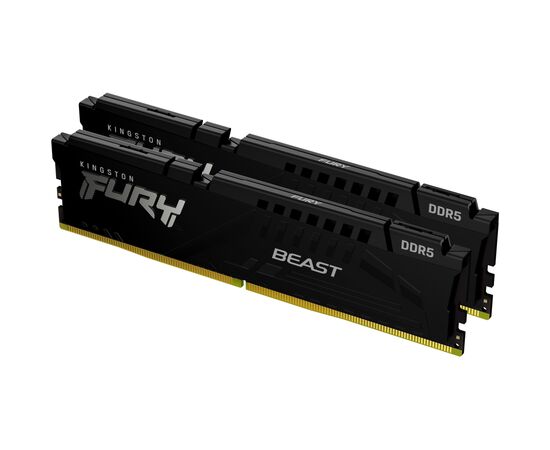Модуль памяти для компьютера DDR5 64GB (2x32GB) 6000 MHz Beast Black XMP Kingston Fury (ex.HyperX) (KF560C40BBK2-64)