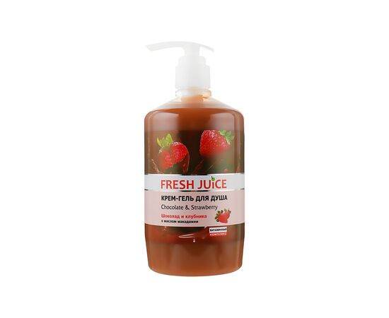 Гель для душа Fresh Juice Chocolate & Strawberry 750 мл (4823015936142)