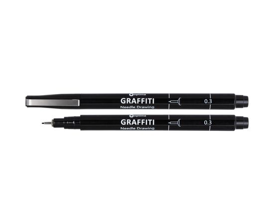 Лайнер Optima GRAFFITI 0,3 мм black (O16410)