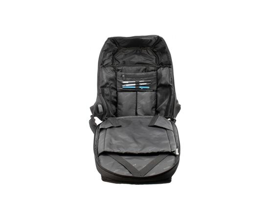 Рюкзак школьный Optima 18.5" USB Anti-Theft унисекс 0.7 кг 16-25 л Черный (O96917-01), изображение 5 Рюкзак школьный Optima 18.5" USB Anti-Theft унисекс 0.7 кг 16-25 л Черный (O96917-01), изображение 5