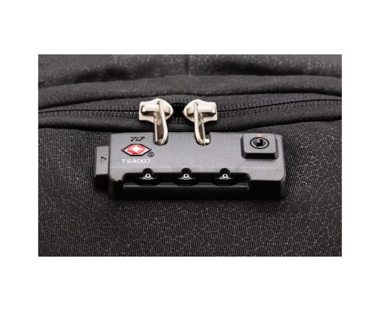 Рюкзак школьный Optima 18.5" USB Anti-Theft унисекс 0.7 кг 16-25 л Черный (O96917-01), изображение 7 Рюкзак школьный Optima 18.5" USB Anti-Theft унисекс 0.7 кг 16-25 л Черный (O96917-01), изображение 7
