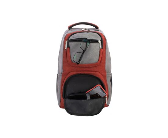 Рюкзак школьный Cool For School 44 x 30 x 17 см 22 л Унисекс Серо-красный (CF86348), изображение 5 Рюкзак школьный Cool For School 44 x 30 x 17 см 22 л Унисекс Серо-красный (CF86348), изображение 5