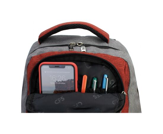 Рюкзак школьный Cool For School 44 x 30 x 17 см 22 л Унисекс Серо-красный (CF86348), изображение 6 Рюкзак школьный Cool For School 44 x 30 x 17 см 22 л Унисекс Серо-красный (CF86348), изображение 6