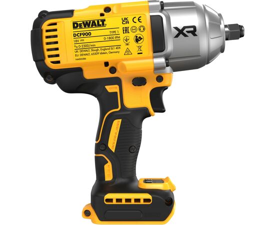 Гайковерт DeWALT 18 В XR Li-lon,1396 Нм, (без АКБ и ЗУ) (DCF900N), изображение 4 Гайковерт DeWALT 18 В XR Li-lon,1396 Нм, (без АКБ и ЗУ) (DCF900N), изображение 4