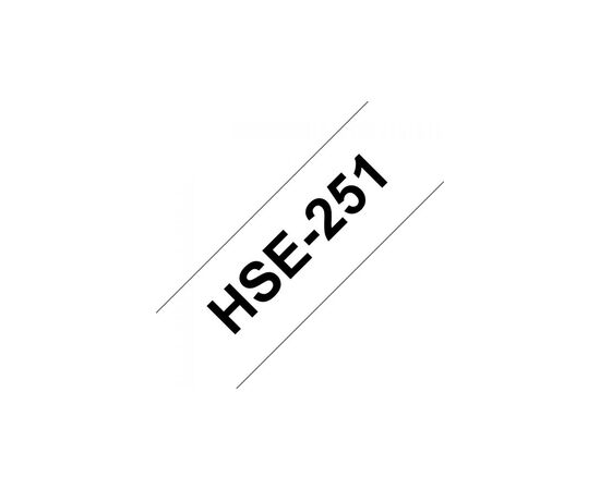 Лента для принтера этикеток UKRMARK B-HS251, термоусадочная трубка 23,6мм х 1,5м, black on white, совместимая с HSe251 (CBHS251), изображение 2 Лента для принтера этикеток UKRMARK B-HS251, термоусадочная трубка 23,6мм х 1,5м, black on white, совместимая с HSe251 (CBHS251), изображение 2