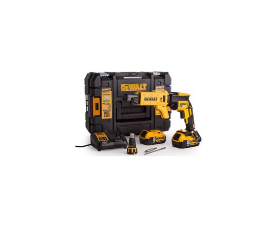 Шуруповерт DeWALT 18V XR Li-Ion, бесщеточный, 30/5 Нм, 4400 об/мин, кейс (DCF620P2K)