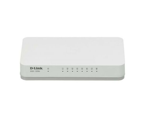 Коммутатор сетевой D-Link DGS-1008A/D1A, изображение 2 Коммутатор сетевой D-Link DGS-1008A/D1A, изображение 2