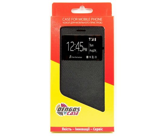 Чехол для мобильного телефона Dengos Flipp-Book Call ID Samsung Galaxy A12 (A125), black (DG-SL-BK-273), изображение 4