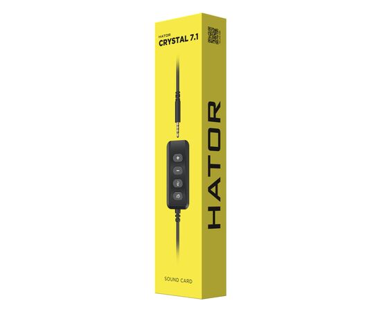 Звуковая плата Hator Crystal 7.1 Black (HTA-100), изображение 4 Звуковая плата Hator Crystal 7.1 Black (HTA-100), изображение 4