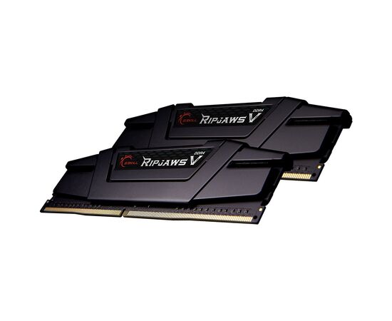 Модуль памяти для компьютера DDR4 16GB (2x8GB) 4400 MHz RipjawsV Black G.Skill (F4-4400C18D-16GVKC), изображение 2 Модуль памяти для компьютера DDR4 16GB (2x8GB) 4400 MHz RipjawsV Black G.Skill (F4-4400C18D-16GVKC), изображение 2