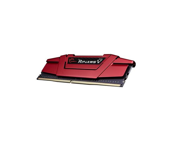 Модуль памяти для компьютера DDR4 64GB (4x16GB) 3600 MHz Ripjaws V Red G.Skill (F4-3600C19Q-64GVRB), изображение 3 Модуль памяти для компьютера DDR4 64GB (4x16GB) 3600 MHz Ripjaws V Red G.Skill (F4-3600C19Q-64GVRB), изображение 3