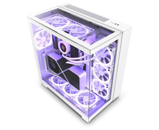 Корпус NZXT H9 Elite Edition White (CM-H91EW-01)
