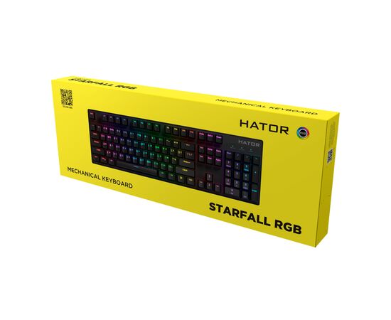 Клавиатура Hator Starfall RGB Pink switch Black (HTK-599), изображение 5 Клавиатура Hator Starfall RGB Pink switch Black (HTK-599), изображение 5