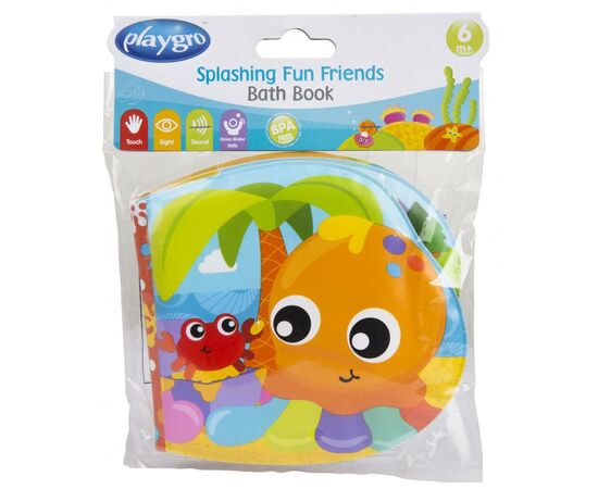 Игрушка для ванной Playgro Книжка-разбрызгиватель Веселые друзья (69720), изображение 2 Игрушка для ванной Playgro Книжка-разбрызгиватель Веселые друзья (69720), изображение 2