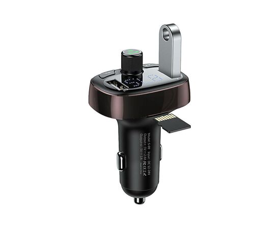 FM модулятор Baseus T typed Bluetooth MP3 coffee (CCALL-TM12), изображение 4 FM модулятор Baseus T typed Bluetooth MP3 coffee (CCALL-TM12), изображение 4