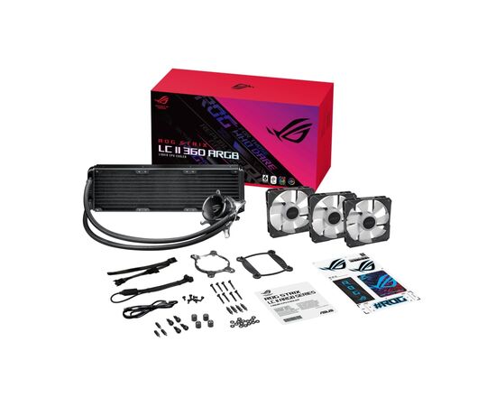 Система водяного охлаждения ASUS Система рідинного охолодження ROG STRIX LC II 360 ARGB Intel LGA 1700, 12 (90RC00F1-M0UAY0), изображение 5 Система водяного охлаждения ASUS Система рідинного охолодження ROG STRIX LC II 360 ARGB Intel LGA 1700, 12 (90RC00F1-M0UAY0), изображение 5