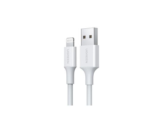 Дата кабель USB 2.0 AM to Lightning 1.0m US155 MFI White Ugreen (US155/20728)