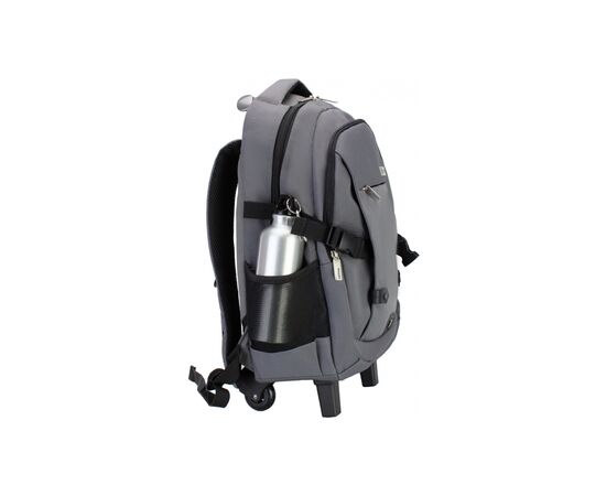 Рюкзак школьный Optima на колесиках 17'' Grey (O97473), изображение 4
