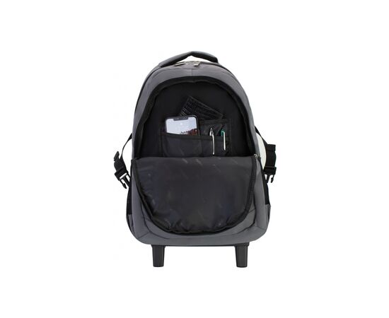 Рюкзак школьный Optima на колесиках 17'' Grey (O97473), изображение 7