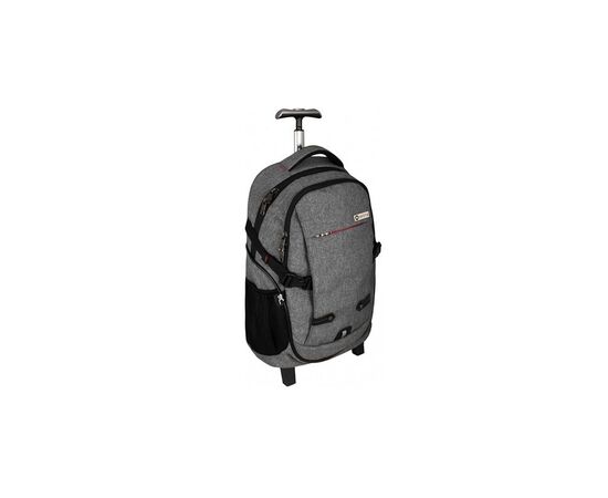 Рюкзак школьный Optima на колесиках 17'' Grey (O97473)