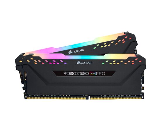 Модуль пам'яті для комп'ютера DDR4 64GB (2x32GB) 3200 MHz Vengeance RGB Pro Corsair (CMW64GX4M2E3200C16)