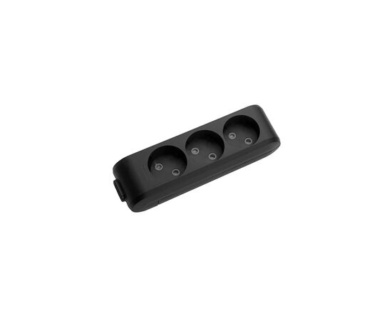 Колодка для удлинителя Panasonic X-tendia 3 гнезда black (WLTB02302BL-UA)