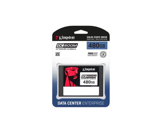 Накопитель SSD 2.5" 480GB Kingston (SEDC600M/480G), изображение 3 Накопитель SSD 2.5" 480GB Kingston (SEDC600M/480G), изображение 3