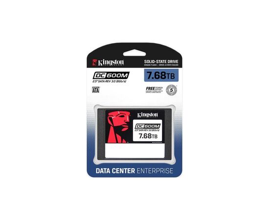 Накопитель SSD 2.5" 7.68TB Kingston (SEDC600M/7680G), изображение 3 Накопитель SSD 2.5" 7.68TB Kingston (SEDC600M/7680G), изображение 3