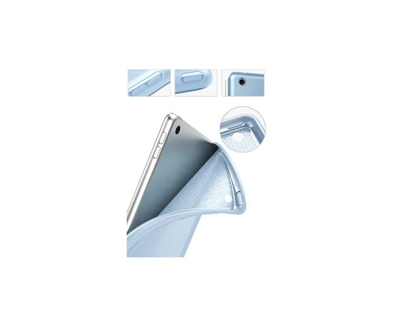 Чехол для планшета BeCover Tri Fold Soft TPU Silicone Apple iPad 9.7 2017/2018 A1822/A1823/A1893/A1954 Light Blue (708512), изображение 3 Чехол для планшета BeCover Tri Fold Soft TPU Silicone Apple iPad 9.7 2017/2018 A1822/A1823/A1893/A1954 Light Blue (708512), изображение 3