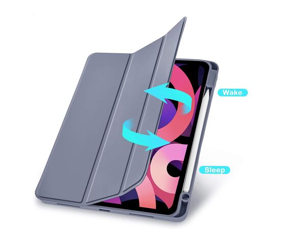 Чехол для планшета BeCover Direct Charge Pen mount Apple Pencil Apple iPad 10.9" 2022 Purple (708501), изображение 4 Чехол для планшета BeCover Direct Charge Pen mount Apple Pencil Apple iPad 10.9" 2022 Purple (708501), изображение 4