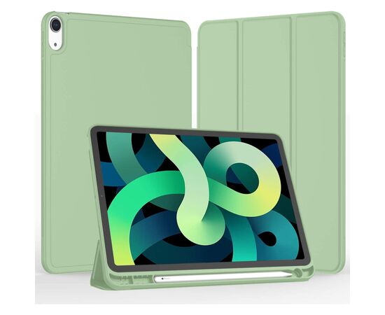 Чехол для планшета BeCover Direct Charge Pen mount Apple Pencil Apple iPad Air 5 (2022) 10.9" Green (708777), изображение 2 Чехол для планшета BeCover Direct Charge Pen mount Apple Pencil Apple iPad Air 5 (2022) 10.9" Green (708777), изображение 2