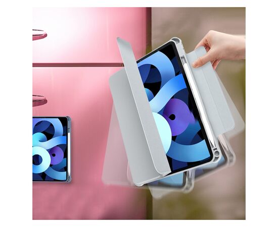Чехол для планшета BeCover Magnetic 360 Rotating mount Apple Pencil Apple iPad 10.9" 2022 Gray (708505), изображение 5 Чехол для планшета BeCover Magnetic 360 Rotating mount Apple Pencil Apple iPad 10.9" 2022 Gray (708505), изображение 5