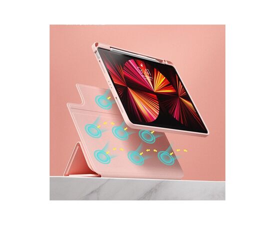 Чехол для планшета BeCover Magnetic 360 Rotating mount Apple Pencil Apple iPad 10.9" 2022 Pink (708507), изображение 3 Чехол для планшета BeCover Magnetic 360 Rotating mount Apple Pencil Apple iPad 10.9" 2022 Pink (708507), изображение 3