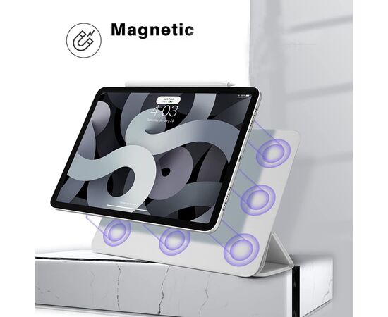 Чехол для планшета BeCover Magnetic Apple iPad 10.9" 2022 Gray (708535), изображение 4 Чехол для планшета BeCover Magnetic Apple iPad 10.9" 2022 Gray (708535), изображение 4
