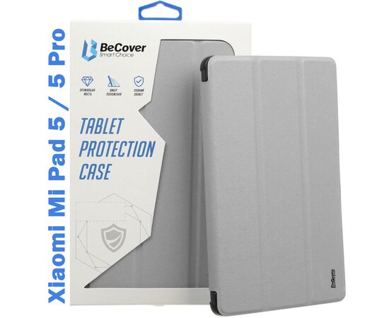 Чехол для планшета BeCover Soft Edge mount стілусу Xiaomi Mi Pad 5 / 5 Pro Gray (709234)