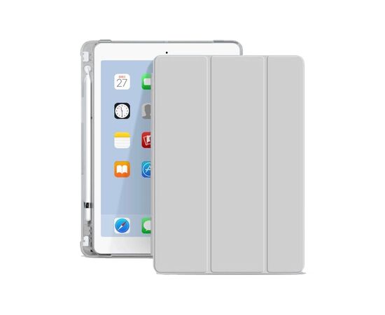 Чохол до планшета BeCover Soft Edge TPU mount Apple Pencil Apple iPad 10.9" 2022 Gray (708491), зображення 2 Чохол до планшета BeCover Soft Edge TPU mount Apple Pencil Apple iPad 10.9" 2022 Gray (708491), зображення 2