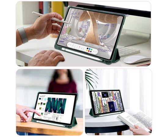 Чохол до планшета BeCover Soft Edge TPU mount Apple Pencil Apple iPad 10.9" 2022 Gray (708491), зображення 4 Чохол до планшета BeCover Soft Edge TPU mount Apple Pencil Apple iPad 10.9" 2022 Gray (708491), зображення 4