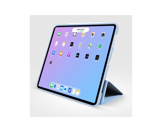 Чехол для планшета BeCover Tri Fold Soft TPU Silicone Apple iPad Air 4 10.9 2020/2021 Light Blue (708782), изображение 3 Чехол для планшета BeCover Tri Fold Soft TPU Silicone Apple iPad Air 4 10.9 2020/2021 Light Blue (708782), изображение 3