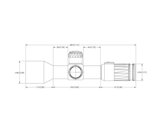 Прицел EOTech Vudu 5-25x50 FFP TR3 Horus (VDU5-25FFTR3), изображение 4 Прицел EOTech Vudu 5-25x50 FFP TR3 Horus (VDU5-25FFTR3), изображение 4